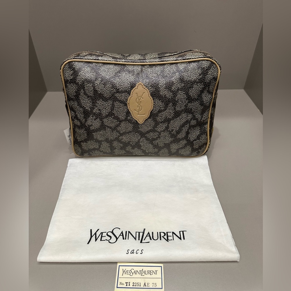 Yves Saint Laurent Saca Cosmetic Pouch